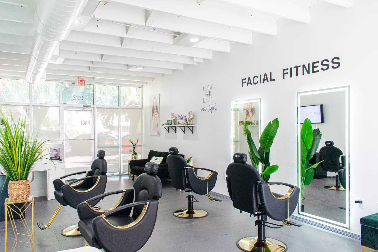 Professional beauty suites interior